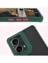 Kup Etui z uchwytem na palec Bizon Case Hybrid Ring do Motorola Moto G85 5G przydymione z ciemnozieloną ramką - BIZ6898 - {ean13} - Sklep Home Screen