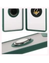 Kup Bizon Case Hybrid Ring Motorola Moto G85 5G rauchig mit einem dunkelgrünen Rahmen - BIZ6898 - {ean13} - Sklep Home Screen