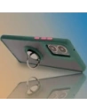 Kup Etui z uchwytem na palec Bizon Case Hybrid Ring do Motorola Moto G85 5G przydymione z ciemnozieloną ramką - BIZ6898 - {ean13} - Sklep Home Screen