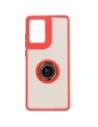 Kup Bizon Case Hybrid Ring Motorola Moto G85 5G rauchig mit einem roten Rahmen - BIZ6899 - {ean13} - Sklep Home Screen