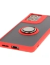 Kup Bizon Case Hybrid Ring Motorola Moto G85 5G rauchig mit einem roten Rahmen - BIZ6899 - {ean13} - Sklep Home Screen