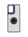 Kup Bizon Case Hybrid Gyűrű Motorola Moto G85 5G füstös színben, tengerészkék kerettel - BIZ6900 - {ean13} - Sklep Home Screen