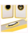 Kup Bizon Case Hybrid Ring Motorola Moto G85 5G fumuriu cu un cadru galben - BIZ6902 - {ean13} - Sklep Home Screen