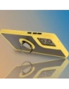 Buy Bizon Case Hybrid Ring Motorola Moto G85 5G smoky with a yellow frame - BIZ6902 - {ean13} - Home Screen Store Europe