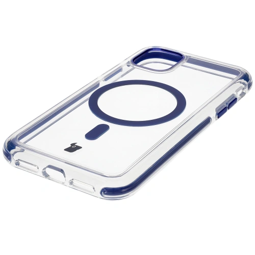Kup Etui s magnetickým kroužkem Bizon Case Marco pro Apple iPhone 11 průhledné s modrým rámečkem - BIZ6903 - {ean13} - Sklep Home Screen