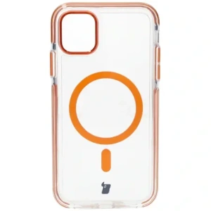 Kup Etui s magnetickým kroužkem Bizon Case Marco pro Apple iPhone 11 průhledné s oranžovým rámečkem - BIZ6904 - {ean13} - Sklep Home Screen