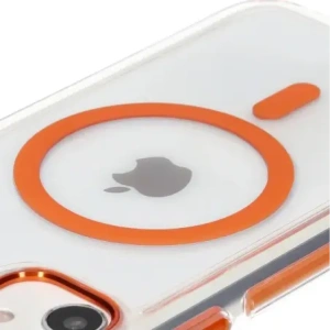 Kup Etui z pierścieniem magnetycznym Bizon Case Marco do Apple iPhone 11 przezroczyste z pomarańczową ramką - BIZ6904 - {ean13} - Sklep Home Screen