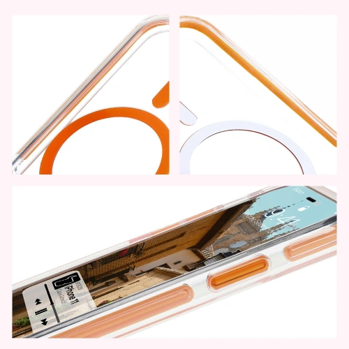 Buy Bizon Case Marco Apple iPhone 11 clear with orange frame - BIZ6904 - {ean13} - Home Screen Store Europe