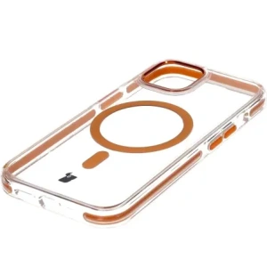 Kup Etui z pierścieniem magnetycznym Bizon Case Marco do Apple iPhone 11 przezroczyste z pomarańczową ramką - BIZ6904 - {ean13} - Sklep Home Screen