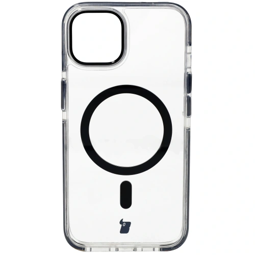 Kup Etui z pierścieniem magnetycznym Bizon Case Marco do Apple iPhone 14 / Apple iPhone 13 przezroczyste z czarną ramką - BIZ6905 - {ean13} - Sklep Home Screen