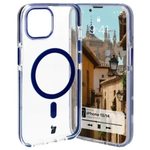 Kup Bizon Case Marco Apple iPhone 14 / Apple iPhone 13 átlátszó kék kerettel - BIZ6906 - {ean13} - Sklep Home Screen