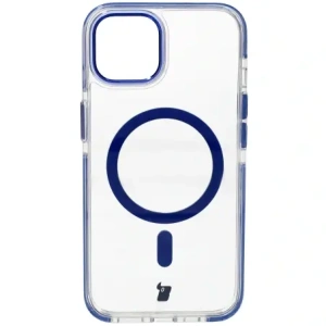 Kup Etui z pierścieniem magnetycznym Bizon Case Marco do Apple iPhone 14 / Apple iPhone 13 przezroczyste z niebieską ramką - BIZ6906 - {ean13} - Sklep Home Screen