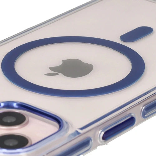 Kup Bizon Case Marco Apple iPhone 14 / Apple iPhone 13 transparent cu ramă albastră - BIZ6906 - {ean13} - Sklep Home Screen