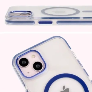 Kup Bizon Case Marco Apple iPhone 14 / Apple iPhone 13 átlátszó kék kerettel - BIZ6906 - {ean13} - Sklep Home Screen