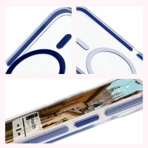 Kup Bizon Case Marco Apple iPhone 14 / Apple iPhone 13 átlátszó kék kerettel - BIZ6906 - {ean13} - Sklep Home Screen