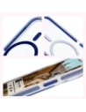 Kup Etui z pierścieniem magnetycznym Bizon Case Marco do Apple iPhone 14 / Apple iPhone 13 przezroczyste z niebieską ramką - BIZ6906 - {ean13} - Sklep Home Screen