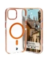 Bizon Case Marco Apple iPhone 14 / Apple iPhone 13 clear with orange frame