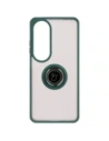 Buy Bizon Case Hybrid Ring Oppo A60 4G smoky with a dark green frame - BIZ6908 - {ean13} - Home Screen Store Europe