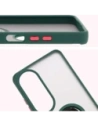 Buy Bizon Case Hybrid Ring Oppo A60 4G smoky with a dark green frame - BIZ6908 - {ean13} - Home Screen Store Europe