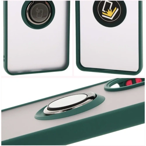 Kup Bizon Case Hybrid Gyűrű Oppo A60 4G füstös sötétzöld kerettel - BIZ6908 - {ean13} - Sklep Home Screen