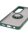 Kup Etui s úchopem na prst Bizon Case Hybrid Ring pro Oppo A60 4G kouřové s tmavě zeleným rámečkem - BIZ6908 - {ean13} - Sklep Home Screen