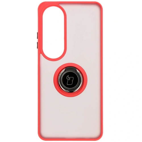 Kup Bizon Case Hybrid Gyűrű Oppo A60 4G füstös piros kerettel - BIZ6910 - {ean13} - Sklep Home Screen