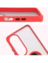 Buy Bizon Case Hybrid Ring Oppo A60 4G smoky with a red frame - BIZ6910 - {ean13} - Home Screen Store Europe