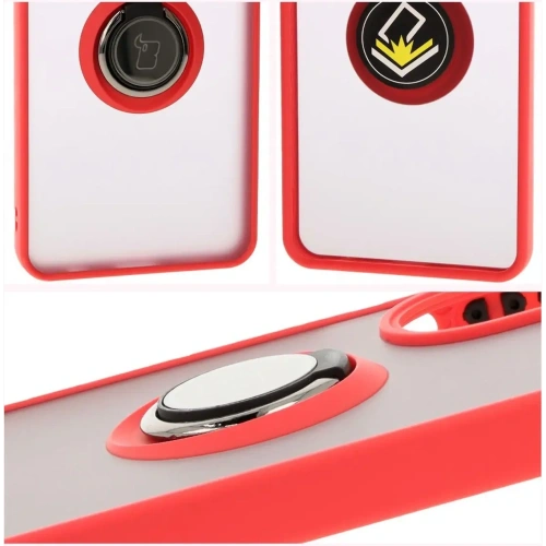 Buy Bizon Case Hybrid Ring Oppo A60 4G smoky with a red frame - BIZ6910 - {ean13} - Home Screen Store Europe