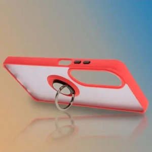 Kup Bizon Case Hybrid Ring Oppo A60 4G fumuriu cu un cadru roșu - BIZ6910 - {ean13} - Sklep Home Screen