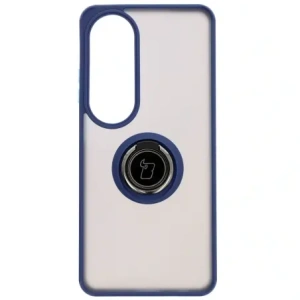 Kup Bizon Case Hybrid Ring Oppo A60 4G fumuriu cu un cadru albastru închis - BIZ6911 - {ean13} - Sklep Home Screen
