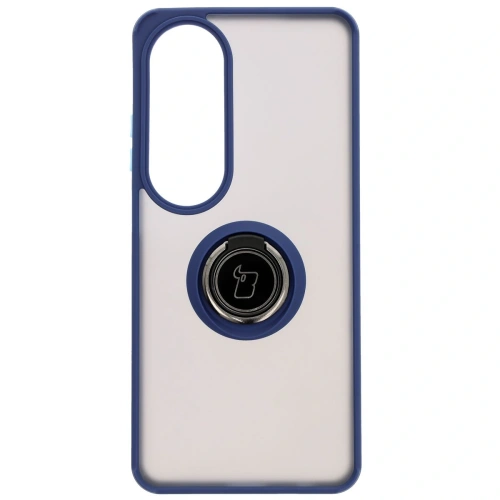 Kup Bizon Case Hybrid Ring Oppo A60 4G fumuriu cu un cadru albastru închis - BIZ6911 - {ean13} - Sklep Home Screen