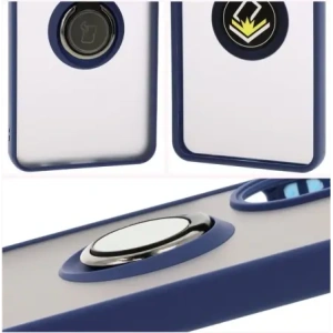 Kup Bizon Case Hybrid Ring Oppo A60 4G fumuriu cu un cadru albastru închis - BIZ6911 - {ean13} - Sklep Home Screen