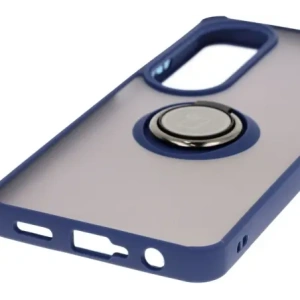 Kup Bizon Case Hybrid Ring Oppo A60 4G fumuriu cu un cadru albastru închis - BIZ6911 - {ean13} - Sklep Home Screen