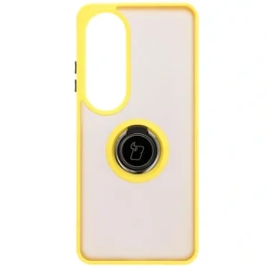 Kup Bizon Case Hybrid Ring Oppo A60 4G fumuriu cu un cadru galben - BIZ6913 - {ean13} - Sklep Home Screen