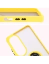 Kup Bizon Case Hybrid Ring Oppo A60 4G fumuriu cu un cadru galben - BIZ6913 - {ean13} - Sklep Home Screen