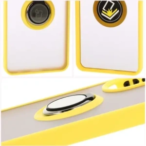 Kup Bizon Case Hybrid Ring Oppo A60 4G fumuriu cu un cadru galben - BIZ6913 - {ean13} - Sklep Home Screen
