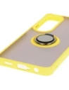 Buy Bizon Case Hybrid Ring Oppo A60 4G smoky with a yellow frame - BIZ6913 - {ean13} - Home Screen Store Europe