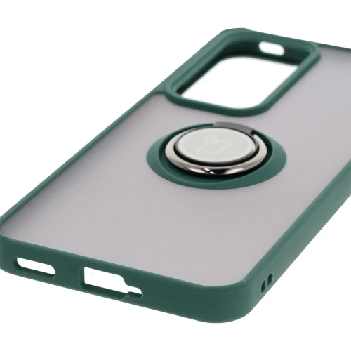 Kup Bizon Case Hybrid Ring Oppo Reno 12 Pro füstös, sötétzöld kerettel - BIZ6914 - {ean13} - Sklep Home Screen