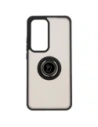 Buy Bizon Case Hybrid Ring Oppo Reno 12 Pro smoky with a black frame - BIZ6915 - {ean13} - Home Screen Store Europe