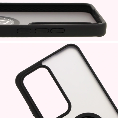 Kup Etui s úchopem na prst Bizon Case Hybrid Ring pro Oppo Reno 12 Pro kouřové s černým rámem - BIZ6915 - {ean13} - Sklep Home Screen