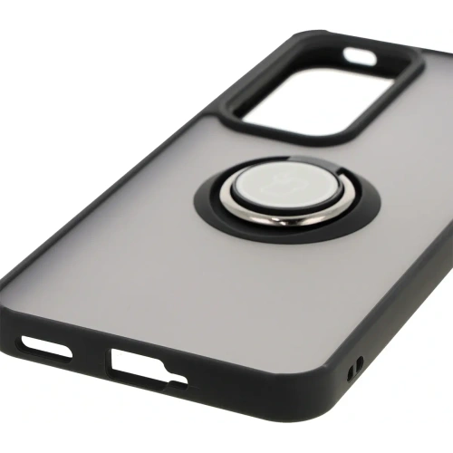 Kup Etui s úchopem na prst Bizon Case Hybrid Ring pro Oppo Reno 12 Pro kouřové s černým rámem - BIZ6915 - {ean13} - Sklep Home Screen