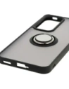 Kup Etui s úchopem na prst Bizon Case Hybrid Ring pro Oppo Reno 12 Pro kouřové s černým rámem - BIZ6915 - {ean13} - Sklep Home Screen