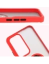 Buy Bizon Case Hybrid Ring Oppo Reno 12 Pro smoky with a red frame - BIZ6916 - {ean13} - Home Screen Store Europe