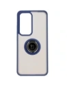 Kup Etui s úchytem na prst Bizon Case Hybrid Ring pro Oppo Reno 12 Pro kouřové s modrým rámem - BIZ6917 - {ean13} - Sklep Home Screen