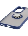 Buy Bizon Case Hybrid Ring Oppo Reno 12 Pro smoky with a navy blue frame - BIZ6917 - {ean13} - Home Screen Store Europe