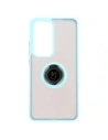 Kup Pouzdro s úchopem na prst Bizon Case Hybrid Ring pro Oppo Reno 12 Pro kouřové s světle modrým rámečkem - BIZ6918 - {ean13} - Sklep Home Screen