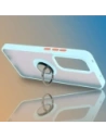 Kup Pouzdro s úchopem na prst Bizon Case Hybrid Ring pro Oppo Reno 12 Pro kouřové s světle modrým rámečkem - BIZ6918 - {ean13} - Sklep Home Screen