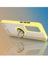 Buy Bizon Case Hybrid Ring Oppo Reno 12 Pro smoky with a yellow frame - BIZ6919 - {ean13} - Home Screen Store Europe