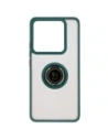 Buy Bizon Case Hybrid Ring Xiaomi 14T Pro smoky with a dark green frame - BIZ6920 - {ean13} - Home Screen Store Europe