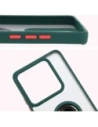 Buy Bizon Case Hybrid Ring Xiaomi 14T Pro smoky with a dark green frame - BIZ6920 - {ean13} - Home Screen Store Europe